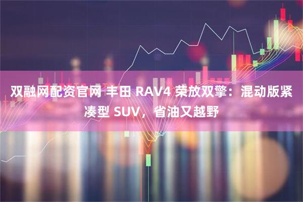 双融网配资官网 丰田 RAV4 荣放双擎：混动版紧凑型 SUV，省油又越野